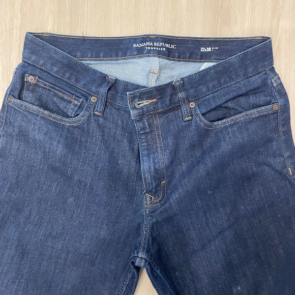 Men's Dark Navy Banana Republic Slim Jeans - Size 32x30 - Picture 2 of 5